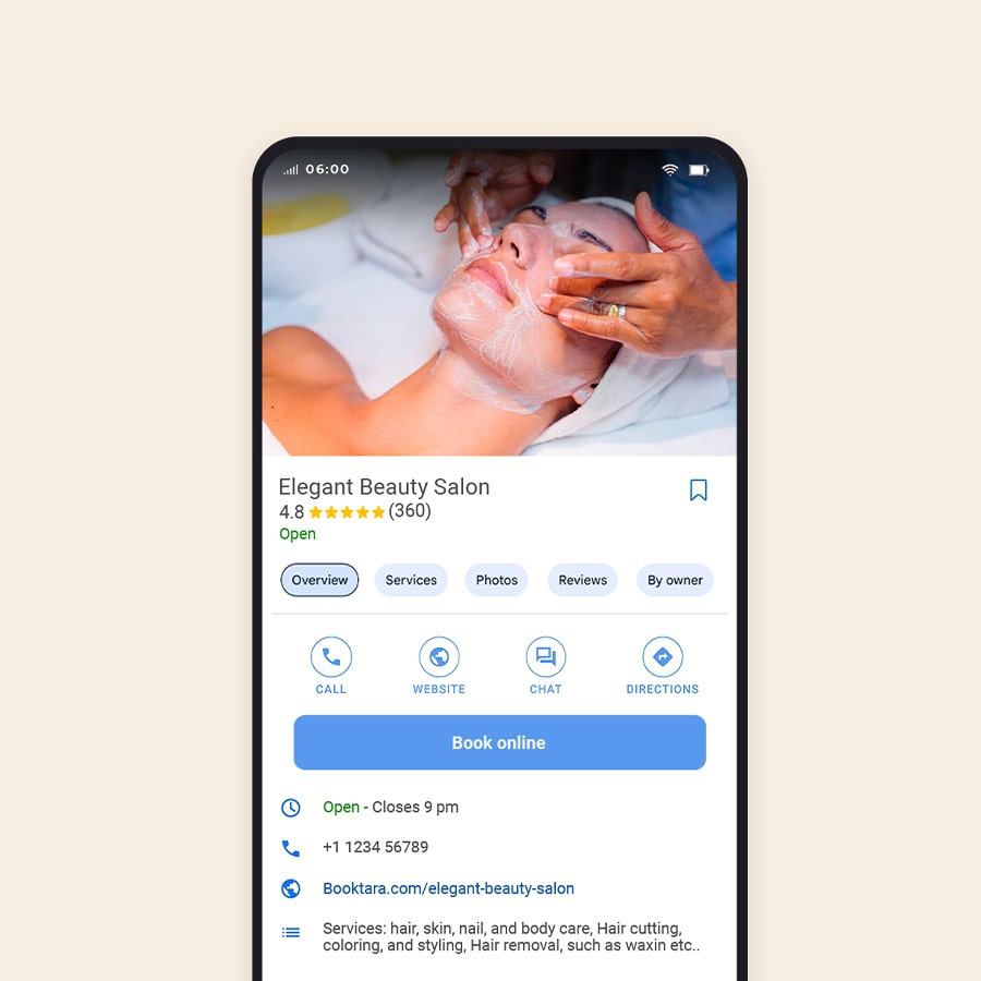 Beauty Salon Booking System