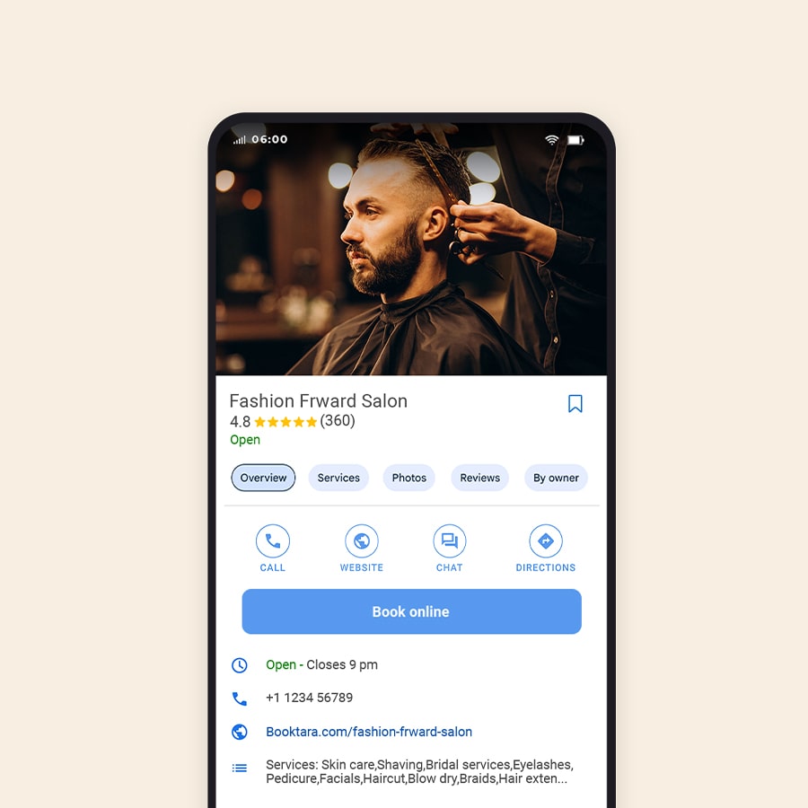 Hair Salon Booking System
